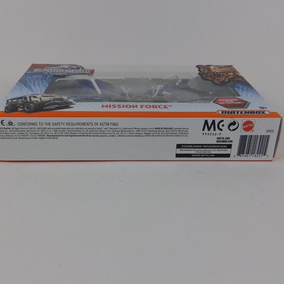 Jurassic World Mission Force Matchbox 5 pack NIB 2015 Mattel Collectable - Picture 2 of 3